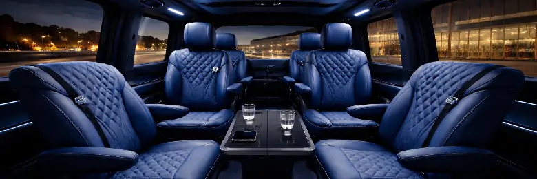 Салон Mercedes V-Class для трансфера в Берлине